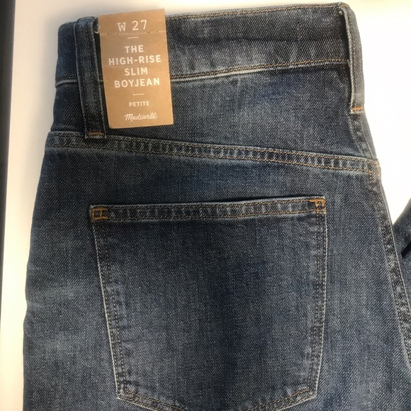 NWOT High rise slim boyjean - Picture 3 of 6
